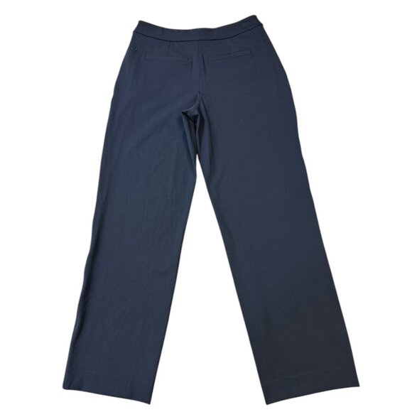 Lululemon Luxtreme Mid-Rise Straight-Leg Trouser True Navy Women Sz M - Picture 4 of 12